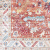 Meeren Traditional Burnt Orange Area Rug