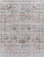 Meeren Traditional Taupe Area Rug