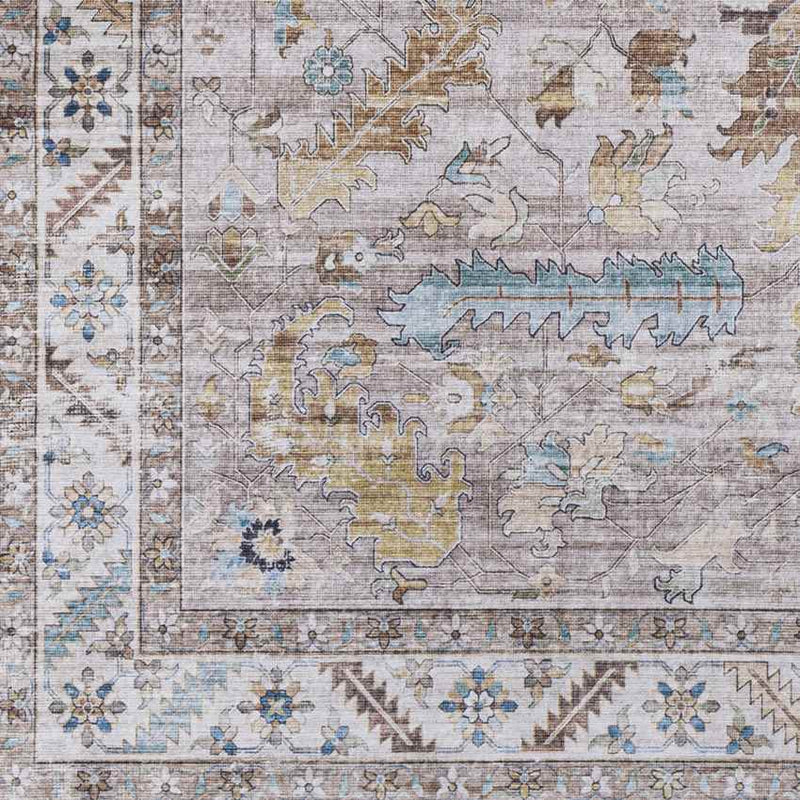 Meeren Traditional Taupe Area Rug