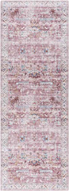 Meeren Traditional Pale Pink Area Rug