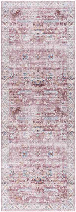 Meeren Traditional Pale Pink Area Rug