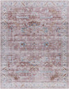 Meeren Traditional Pale Pink Area Rug
