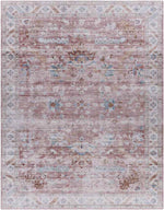 Meeren Traditional Pale Pink Area Rug
