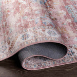 Meeren Traditional Pale Pink Area Rug