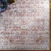 Meeren Traditional Pale Pink Area Rug