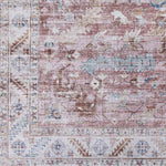 Meeren Traditional Pale Pink Area Rug