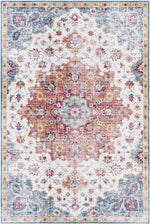 Meerven Traditional Burnt Orange Area Rug