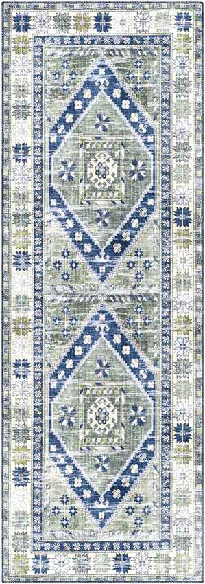 Megen Traditional Grass Green Area Rug