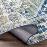 Megen Traditional Grass Green Area Rug