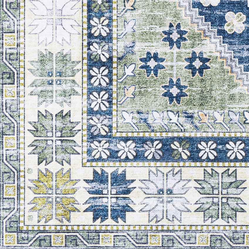 Megen Traditional Grass Green Area Rug