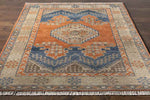 Menzel Traditional Burnt Orange Area Rug