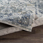 Milschot Traditional Navy Area Rug