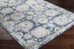 Mosbulten Traditional Navy Area Rug