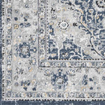 Muggenhol Traditional Navy Area Rug