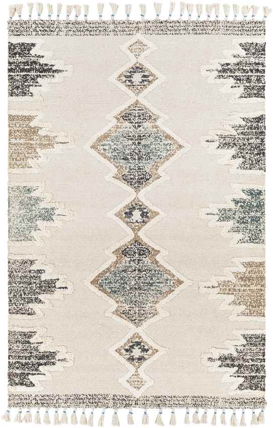Notsel Global Medium Green Area Rug