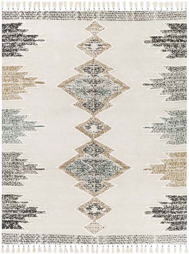 Notsel Global Medium Green Area Rug