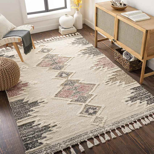 Notsel Global Bright Pink Area Rug