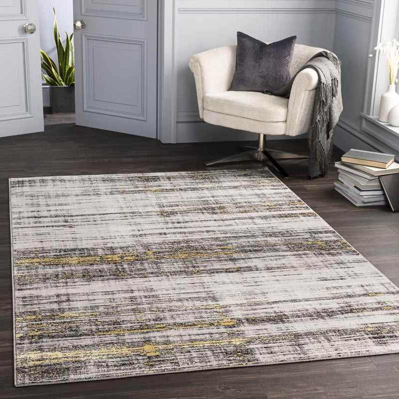 Rijen Modern Camel Area Rug