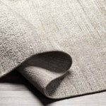 Roond Modern Medium Gray Area Rug