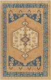 Veen Traditional Burnt Orange Area Rug