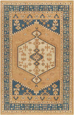 Veen Traditional Burnt Orange Area Rug