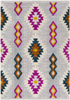 Venbergen Rustic Bright Pink Area Rug