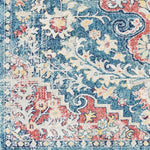 Gimel Traditional Dark Blue Area Rug