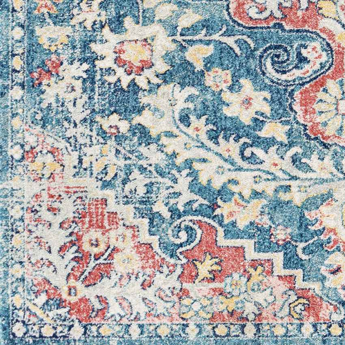 Gimel Traditional Dark Blue Area Rug
