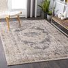 Vinkel Traditional Brown Area Rug