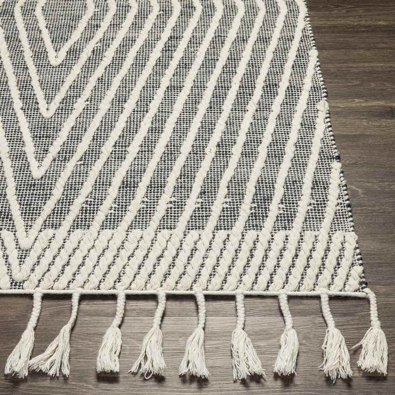 Arlington Heights Global Charcoal Area Rug