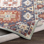 Zandwijk Traditional Brick Red Area Rug