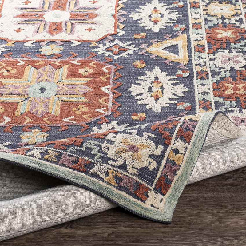 Zandwijk Traditional Brick Red Area Rug