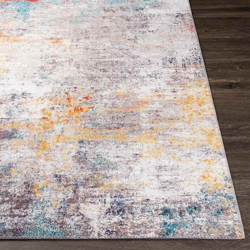 Zijtaart Modern Burnt Orange Area Rug