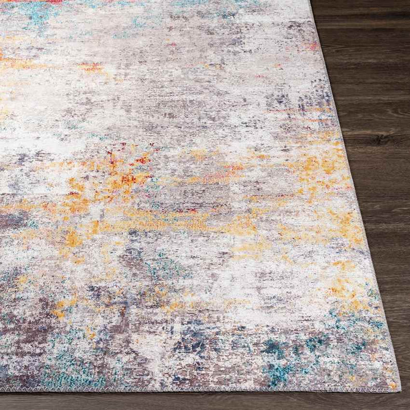Zijtaart Modern Burnt Orange Area Rug