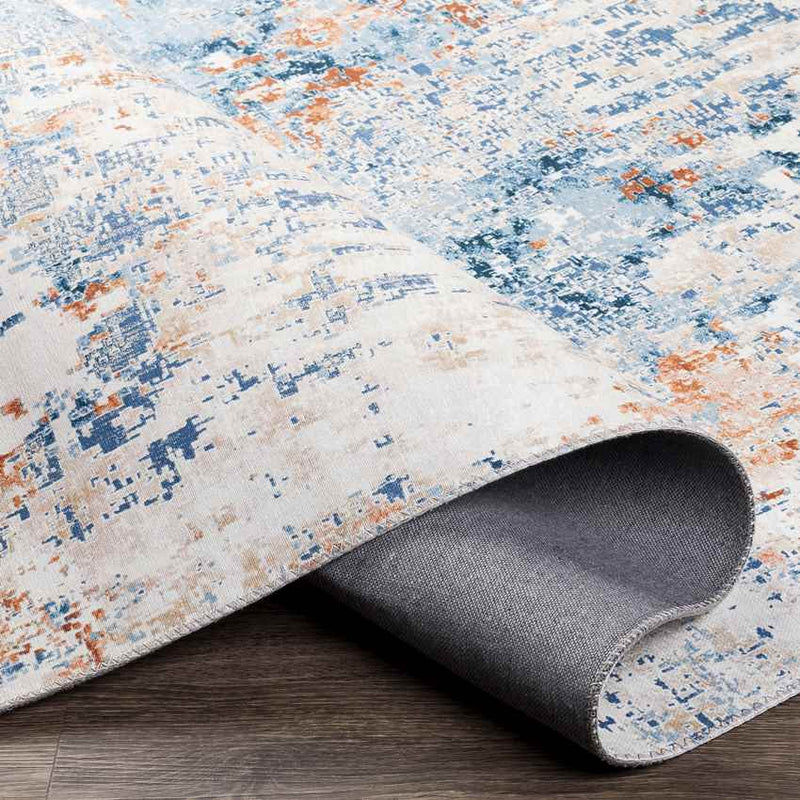 Zittard Modern Blue Area Rug