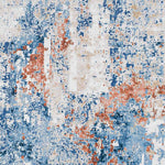 Zittard Modern Blue Area Rug