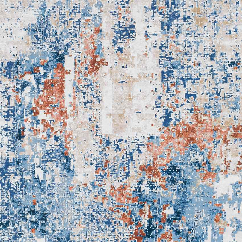Zittard Modern Blue Area Rug
