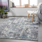 Rimpeld Modern Teal Area Rug