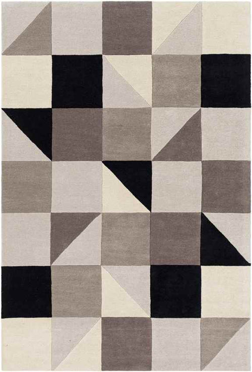 Rothem Modern Brown Area Rug