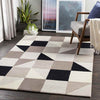 Rothem Modern Brown Area Rug