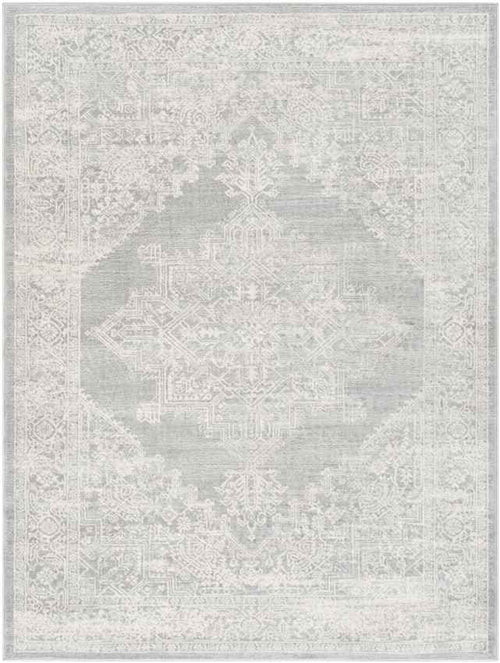 Ulvend Traditional Grey Area Rug