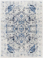 Venne Traditional Blue Area Rug