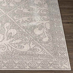 Vosberg Traditional Light Gray Area Rug
