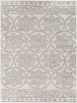 Voulwames Global Light Gray Area Rug