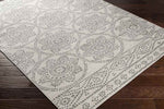 Voulwames Global Light Gray Area Rug