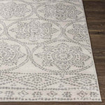 Voulwames Global Light Gray Area Rug