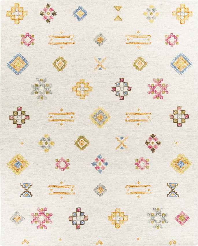 Linn Global Cream Area Rug