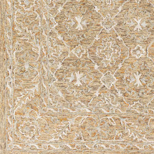 Wieen Traditional Yellow Area Rug