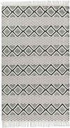 Worschach Global Black Area Rug
