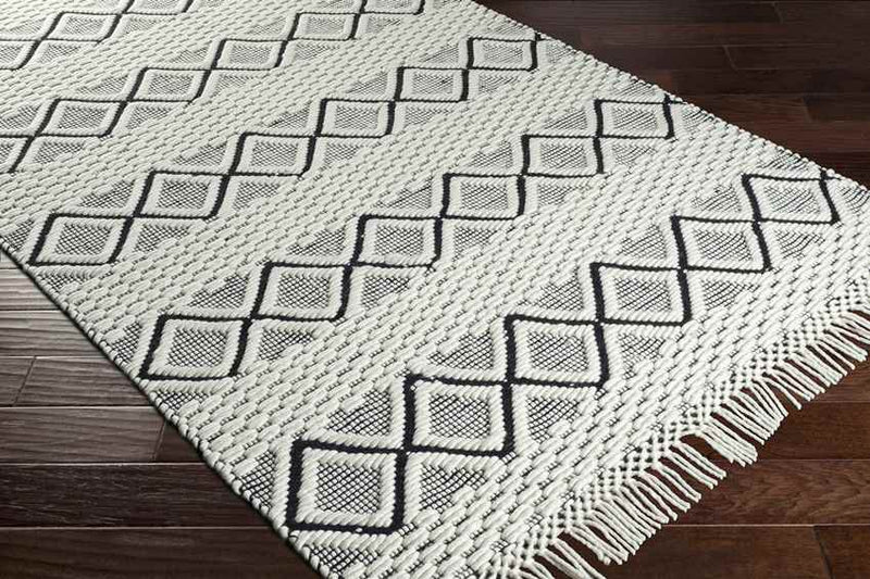 Worschach Global Black Area Rug